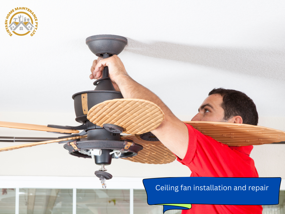 Ceiling fan installation and repair